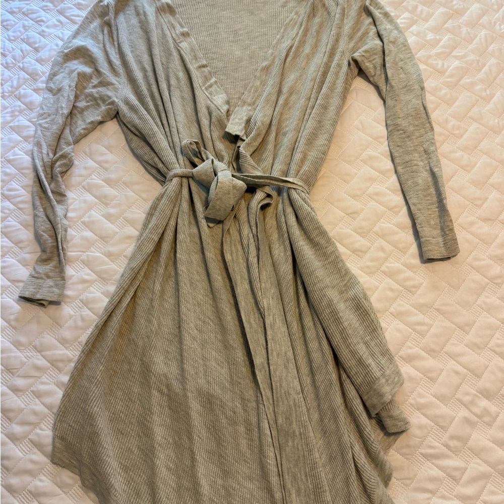 Banana Republic Gray Wrap Cardigan